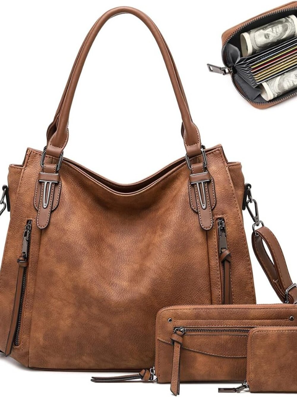 Hobo Bags for Women Handbags Purse Ladies Boho Shoulder Bag Crossbody Purses Fau